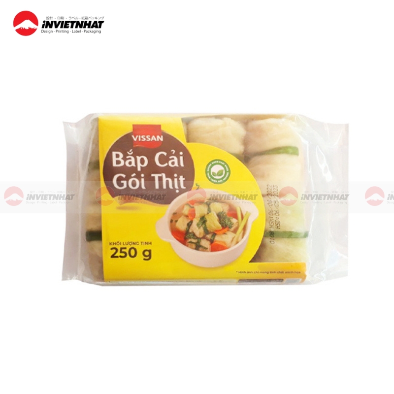 tem dan bap cai goi thit dong lanh