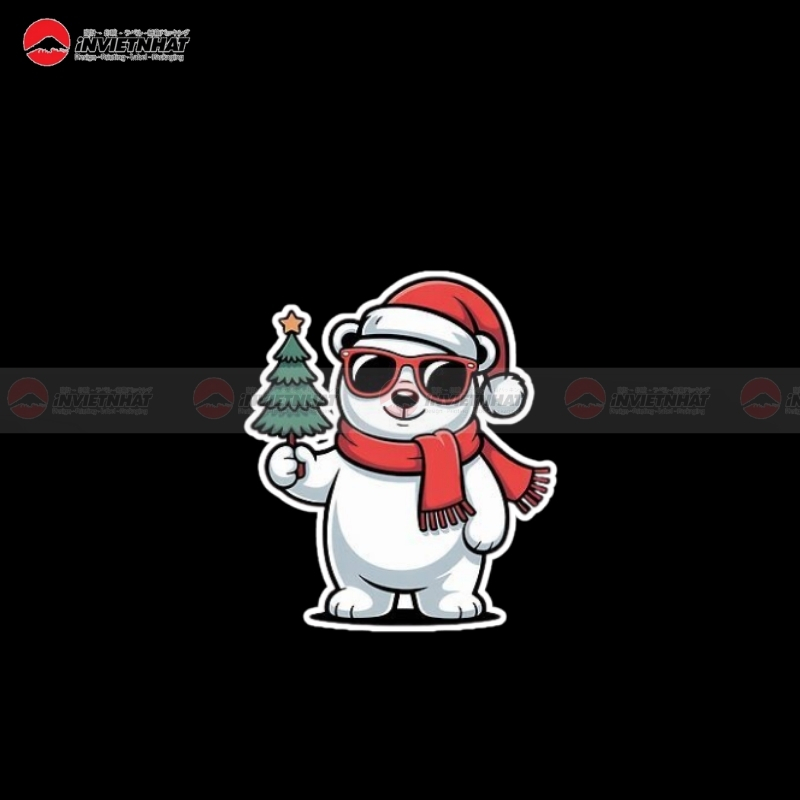 tem dan christmas cat be theo hinh