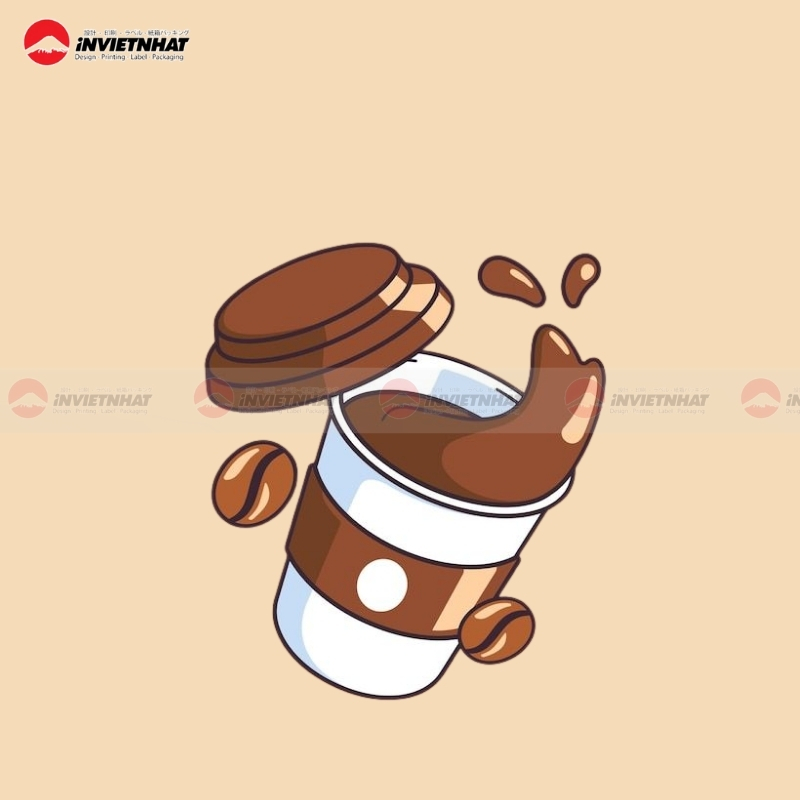 thiet ke logo ca phe