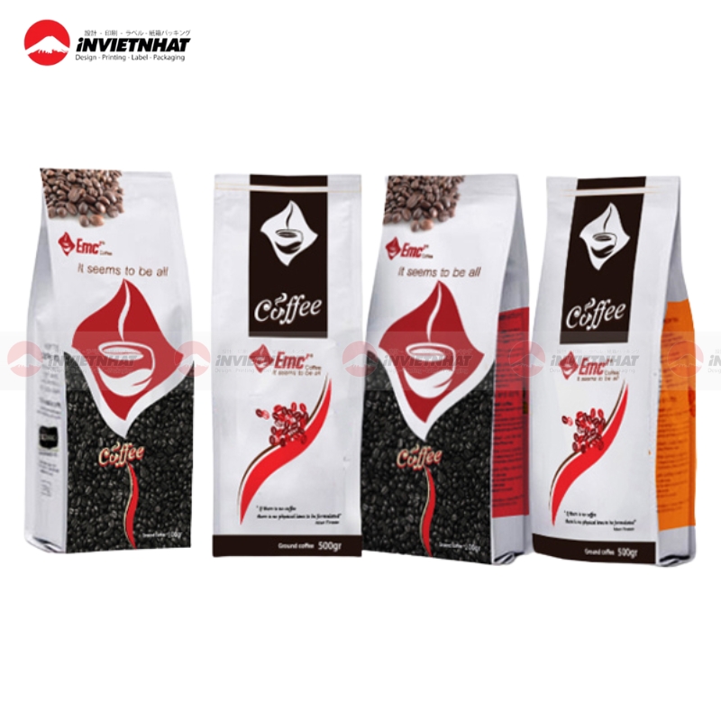 Bao bi ca phe mang nhom hien dai