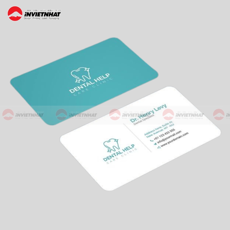 21+ Mẫu card visit nha khoa đẹp, đạt chuẩn QUỐC TẾ 8 Card visit nha khoa dep de nhan dien