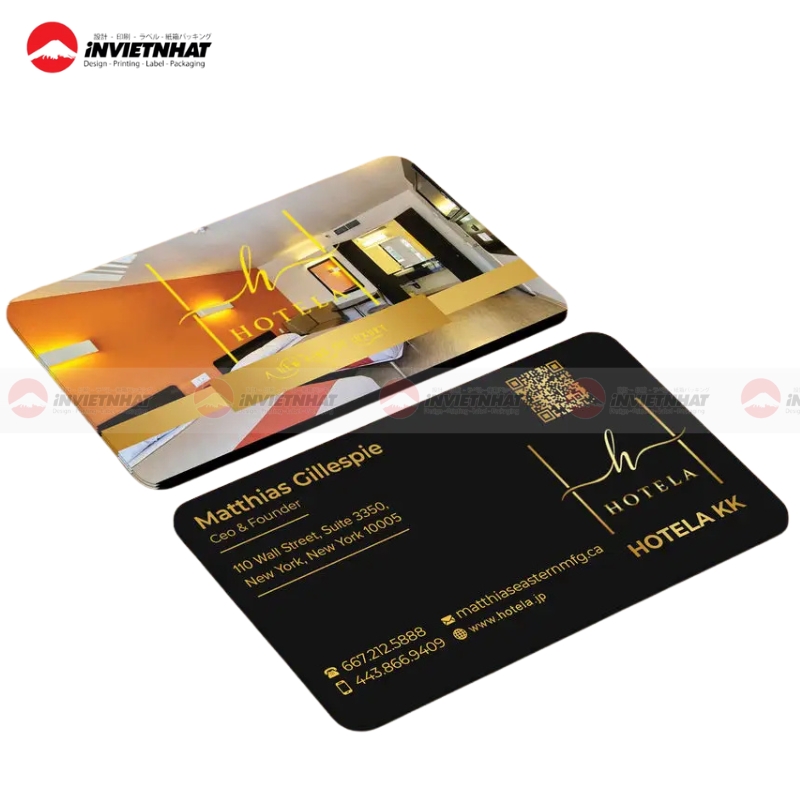 Mau card visit khach san sang trong HOTELA