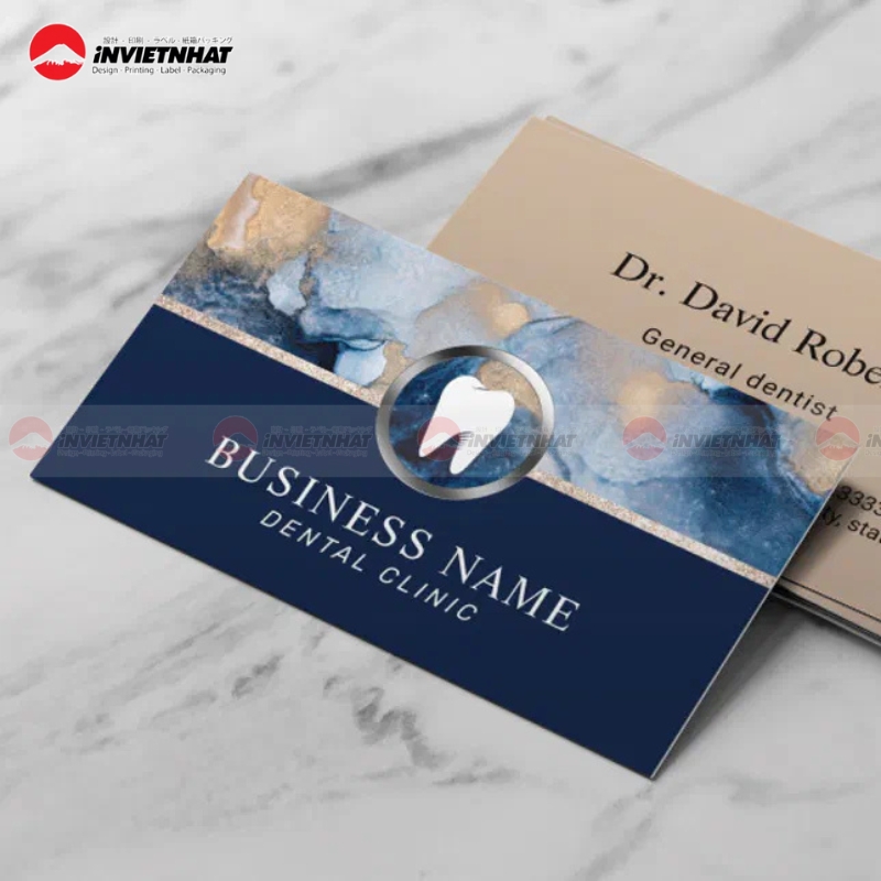 Mau card visit nha khoa an tuong