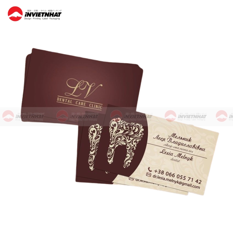 21+ Mẫu card visit nha khoa đẹp, đạt chuẩn QUỐC TẾ 23 Mau card visit nha khoa cao cap