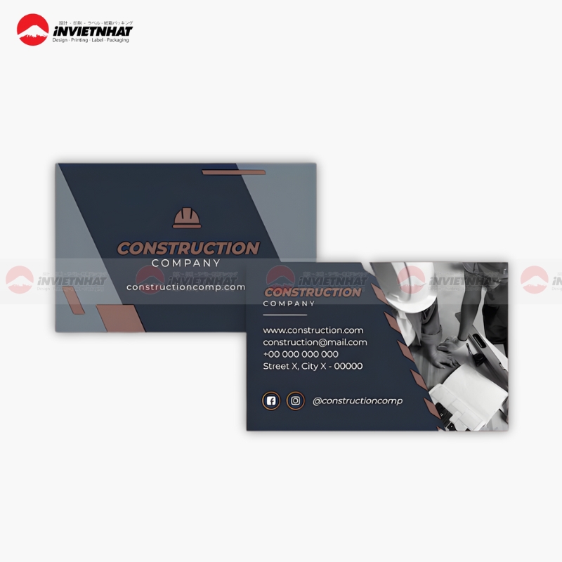 Mau name card xay dung