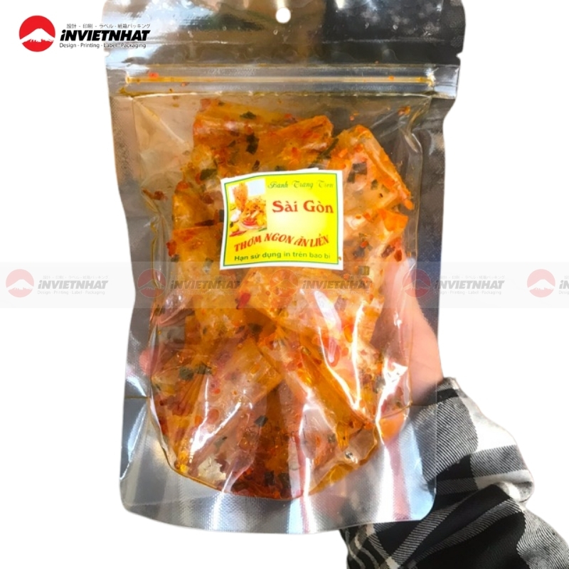 Xưởng in bao bì bánh tráng GIÁ RẺ | 13+ Mẫu thiết kế ĐẸP 18 bao bi banh trang tui zipper