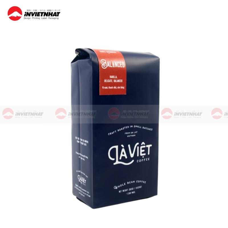 bao bi ca phe dep xanh den