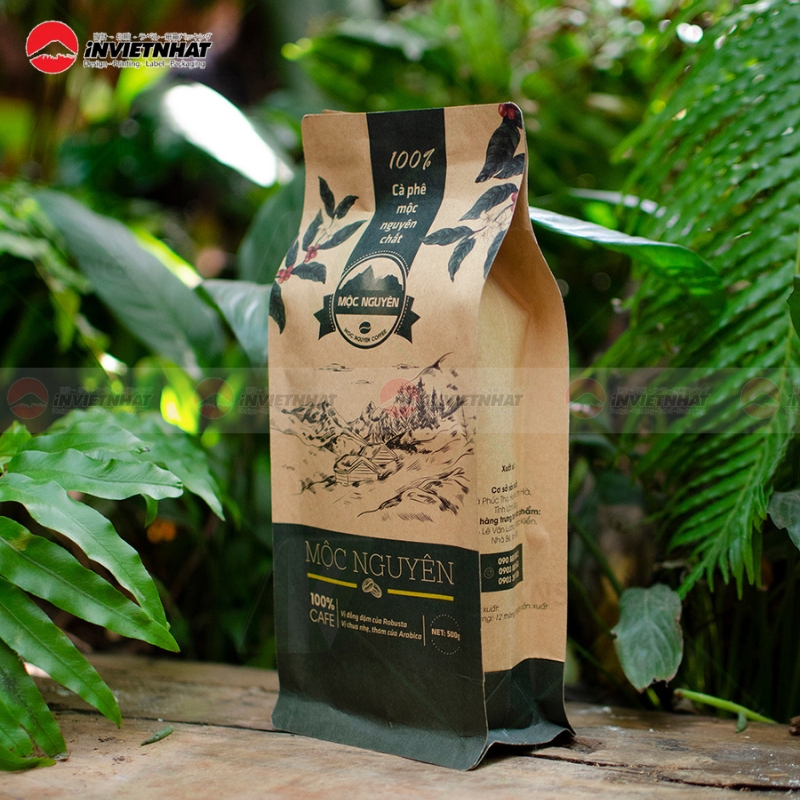 bao bì cà phê giấy kraft