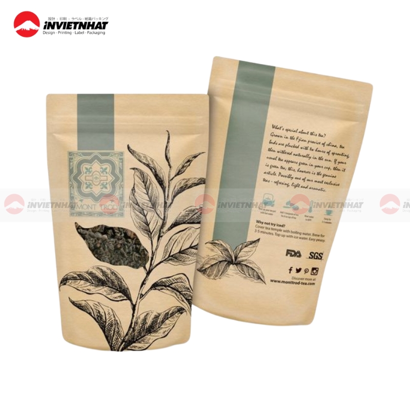 bao bi dung tra giay kraft