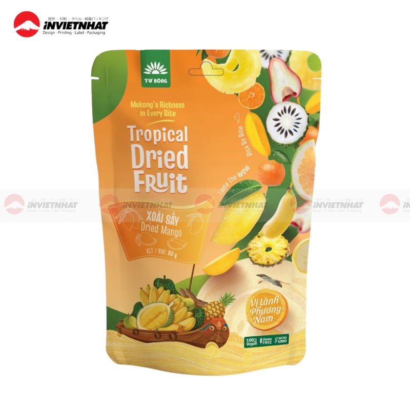 bao bi dung trai cay tropical dried