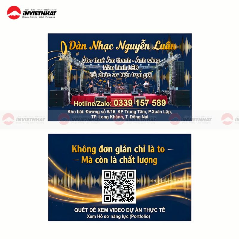 card visit bieu tuong loa dai