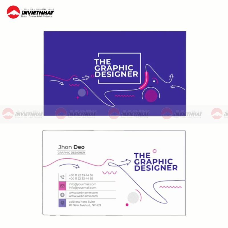 19+ Mẫu card visit cá nhân SANG TRỌNG, đẹp đơn giản 7 card visit ca nhan Designer