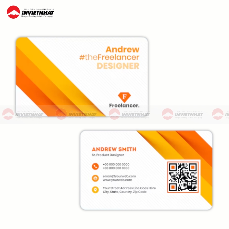 card visit ca nhan Freelancer va Designer