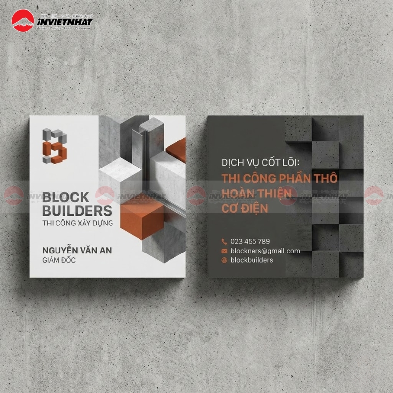 card visit nha thau thi cong