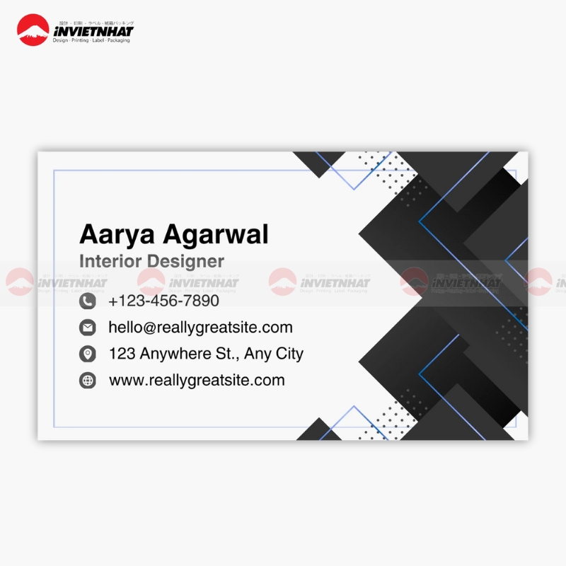 card visit xay dung ngang