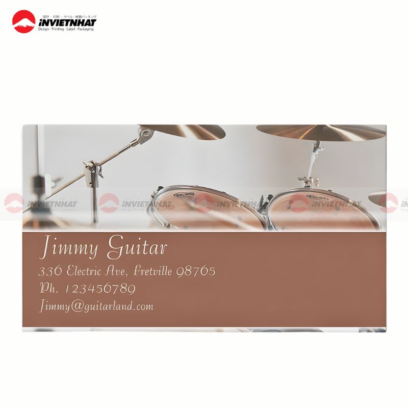 danh thiep hinh dan am thanh san khau