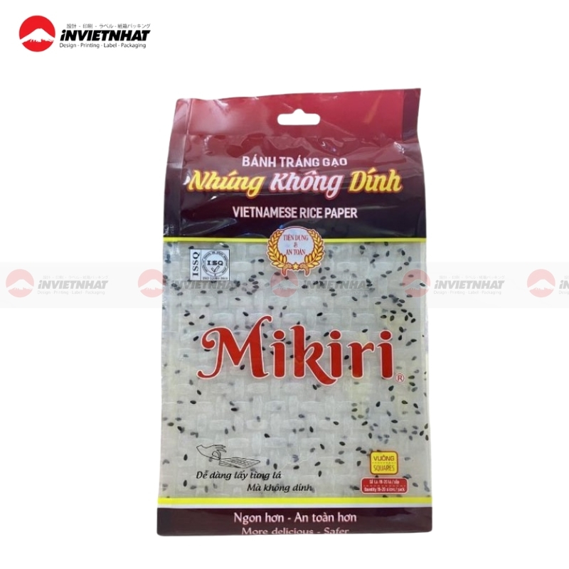 In bao bì bánh tráng gạo Việt Nam