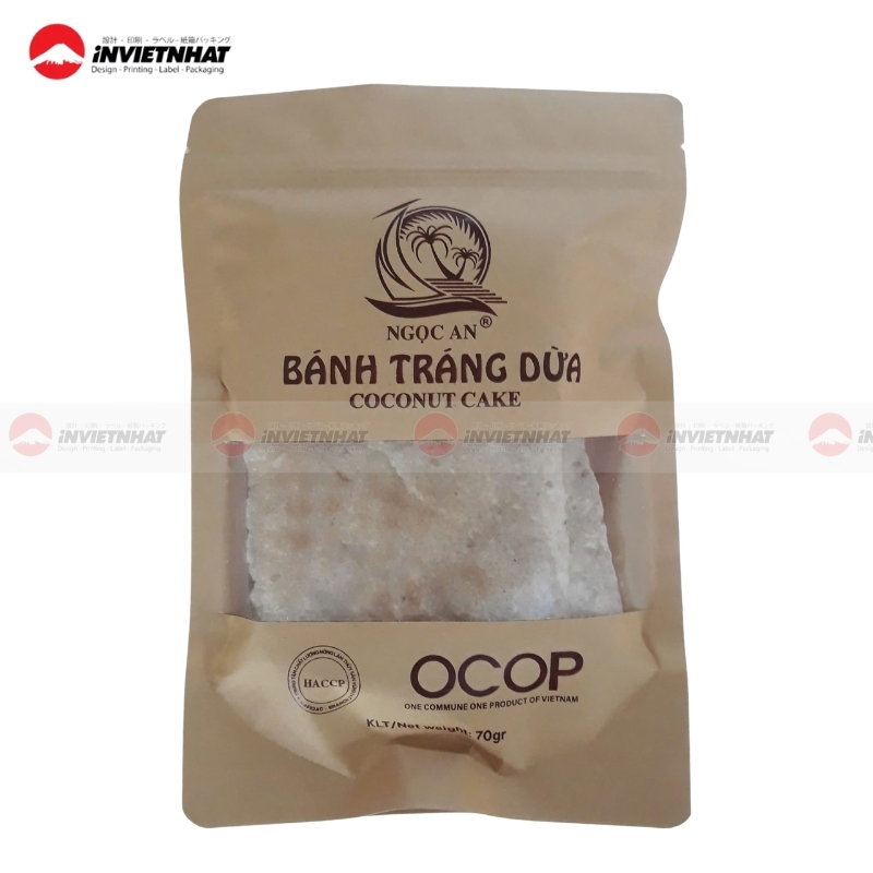 Xưởng in bao bì bánh tráng GIÁ RẺ | 13+ Mẫu thiết kế ĐẸP 26 in bao bi banh trang giay kraft