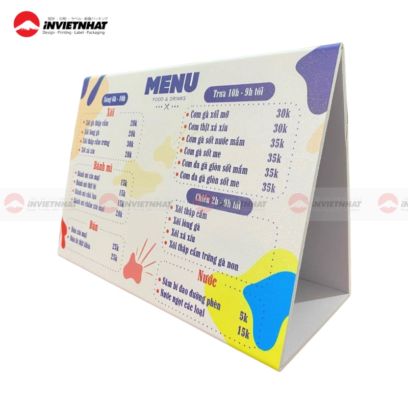 in decal dán alu menu