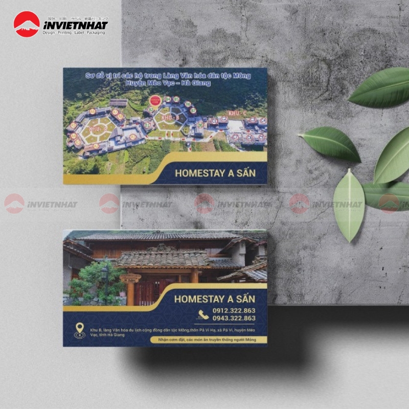 mau card visit homestay a san