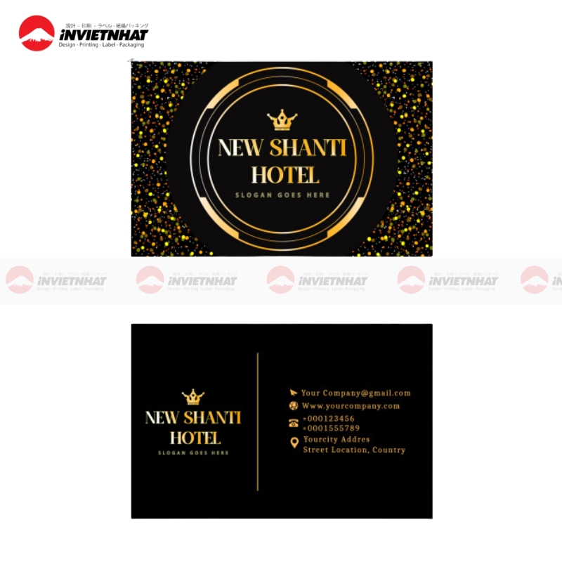 mau card visit khach san hien dai