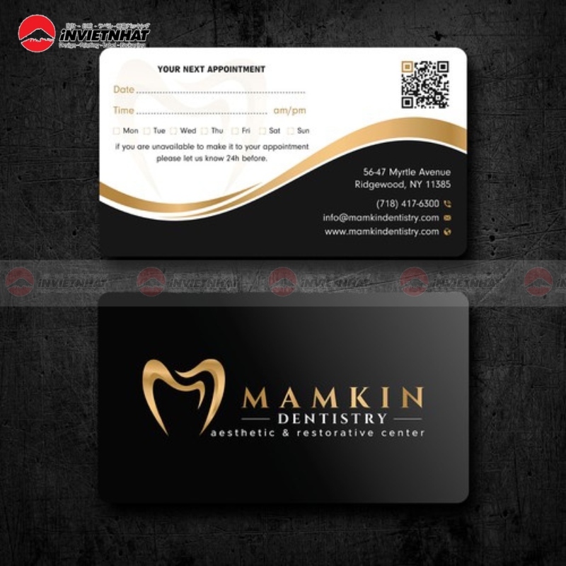 21+ Mẫu card visit nha khoa đẹp, đạt chuẩn QUỐC TẾ 22 mau card visit nha khoa