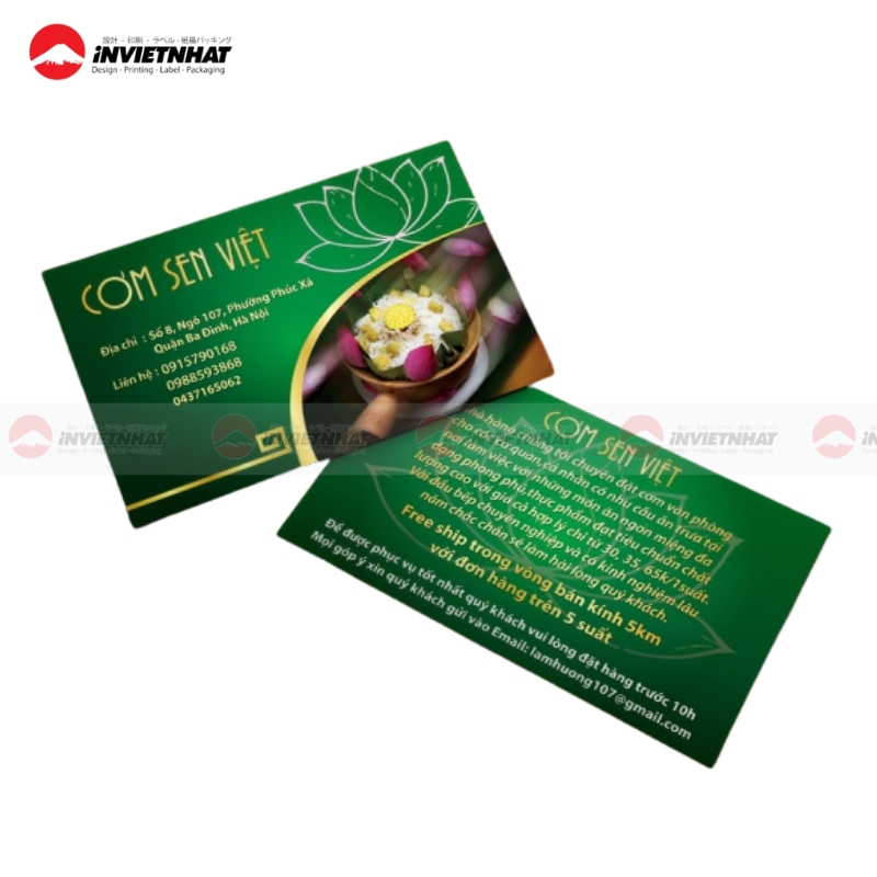 21+ Mẫu card visit quán ăn và nhà hàng đẹp, THU HÚT nhất 17 mau card visit quan an 1