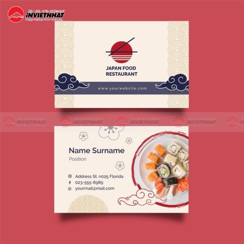 21+ Mẫu card visit quán ăn và nhà hàng đẹp, THU HÚT nhất 14 mau card visit quan an dep sang tao doc quyen