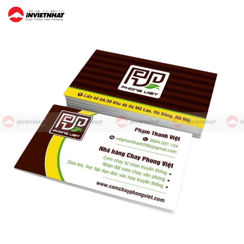 21+ Mẫu card visit quán ăn và nhà hàng đẹp, THU HÚT nhất 19 mau card visit quan an dep