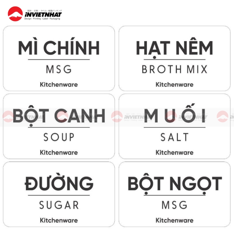 21+ Mẫu in tem nhãn gia vị GIÁ RẺ đẹp, chống nước dầu mỡ 33 nhan dan gia vi dep mat