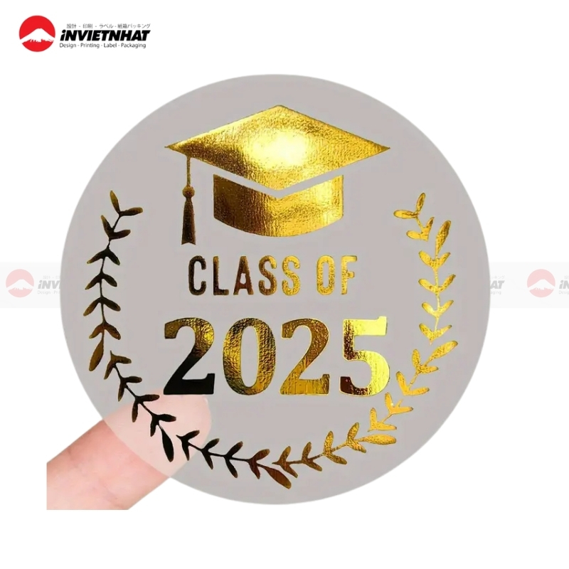 sticker in decal nhu vang