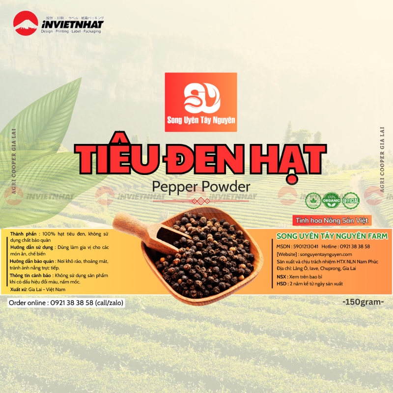 In tem hạt tiêu GIÁ RẺ, chuyên nghiệp | 21+ Mẫu đẹp 2026 50 tem hat tieu ben mau dep 1