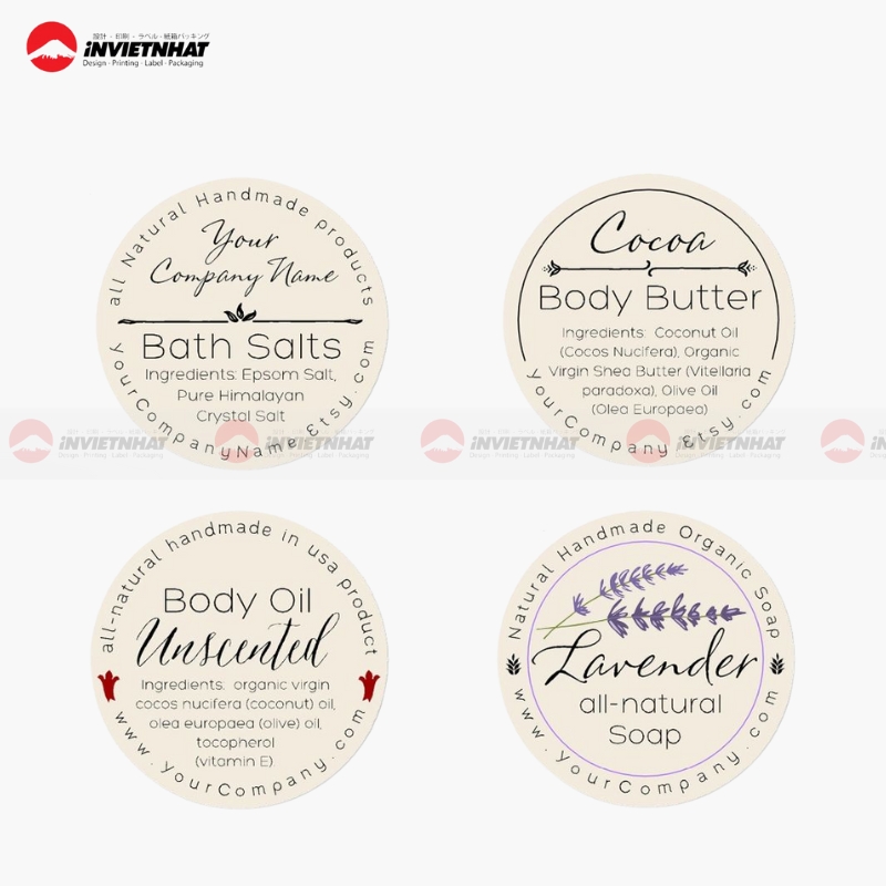 tem nhan giay thiet ke