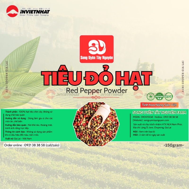 In tem hạt tiêu GIÁ RẺ, chuyên nghiệp | 21+ Mẫu đẹp 2026 27 tem nhan hat tieu chat luong