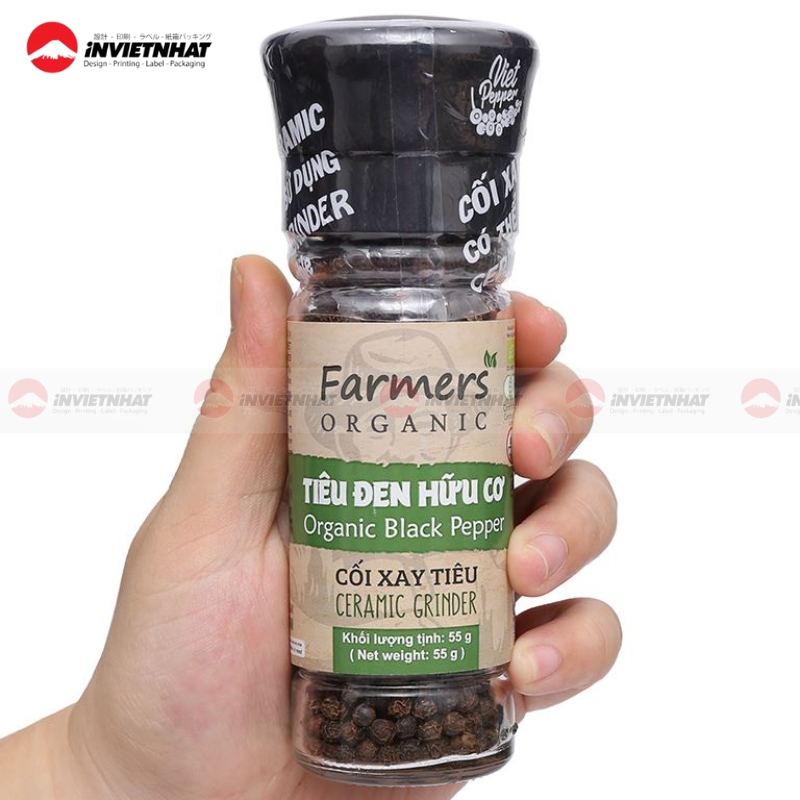 In tem hạt tiêu GIÁ RẺ, chuyên nghiệp | 21+ Mẫu đẹp 2026 42 tem nhan hat tieu dep