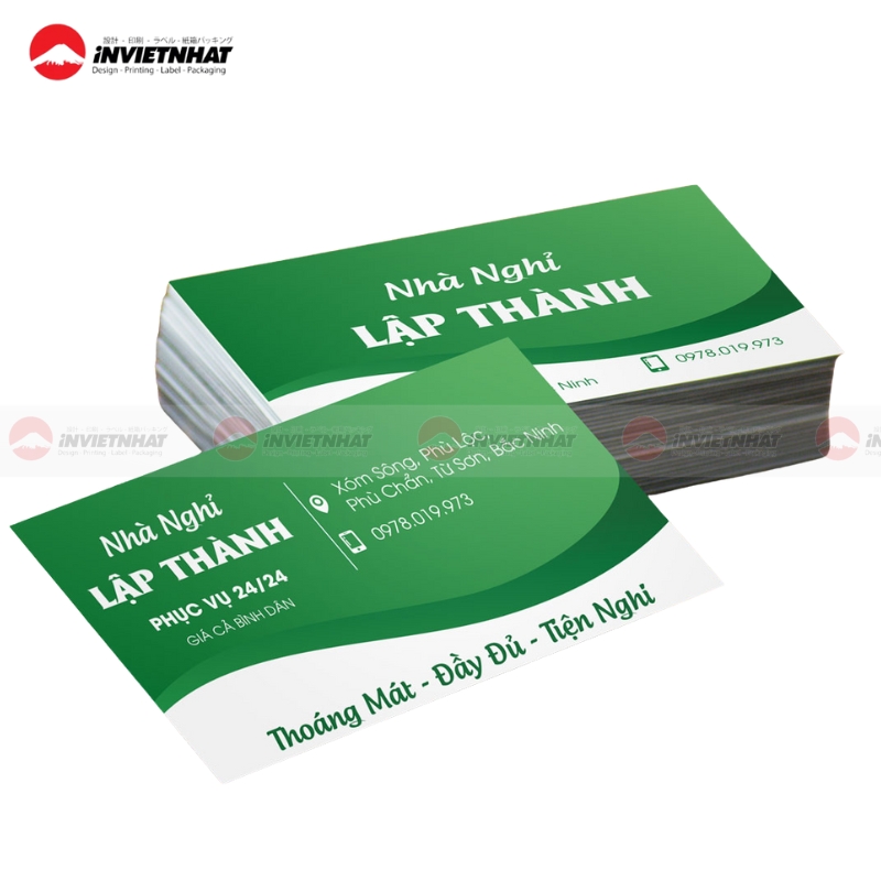 thiet ke card visit khach san theo nhan dien thuong hieu
