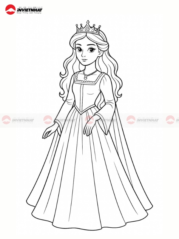 Ban phac thao to mau cong chua