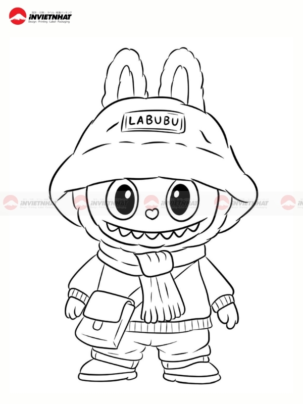 Ban ve Labubu khong mau