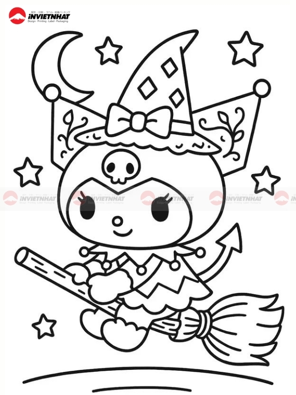 Hinh anh Kuromi to mau ro net