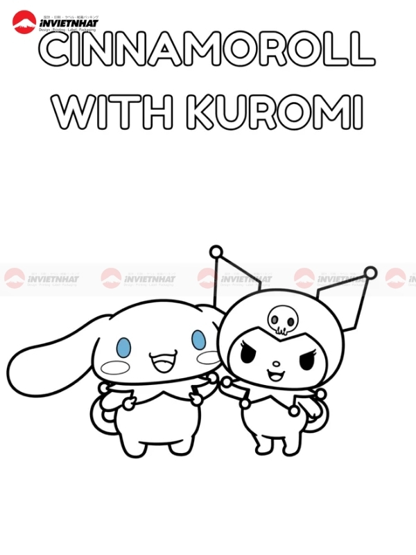 Hinh in tap to Kuromi
