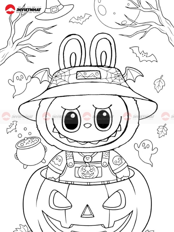 Hinh in tap to Labubu