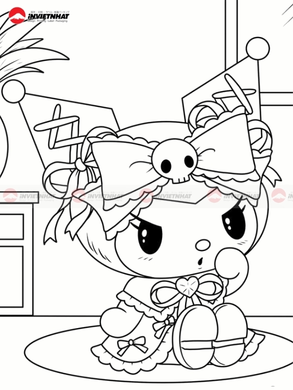 Mau tap to Kuromi cho be