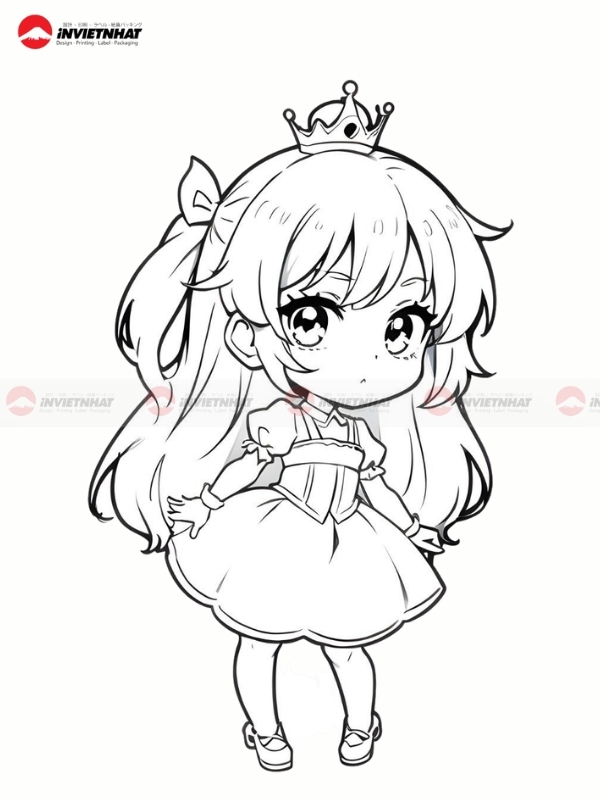 Mau ve mau cong chua