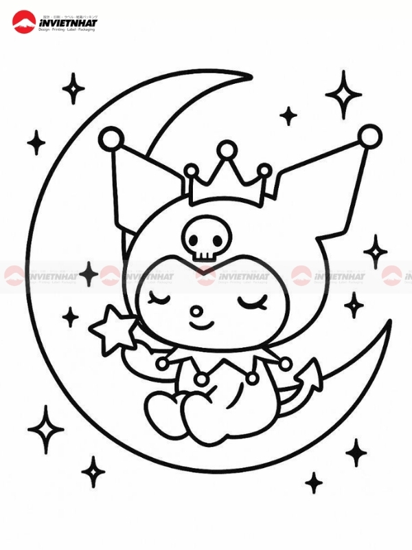 Sach to mau nhan vat Kuromi