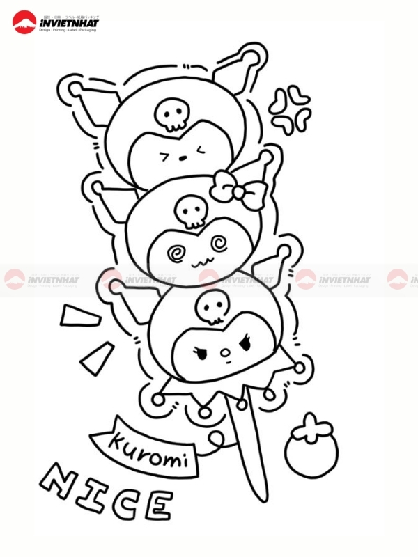 Tai lieu to mau Kuromi mam non