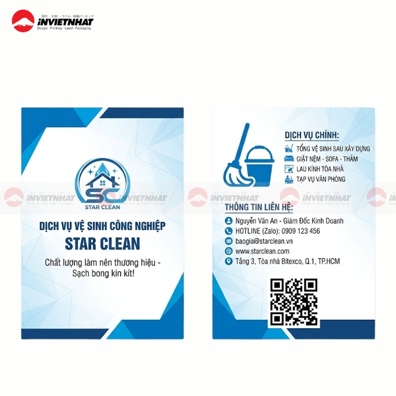 card visit cong ty cung cap tap vu