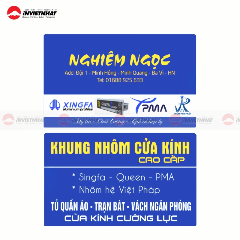 card visit cua hang ban tu nhom kinh