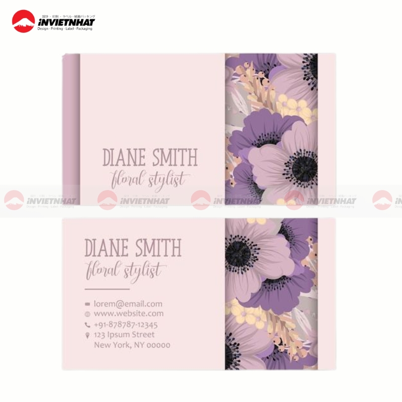 card visit dich vu dien hoa