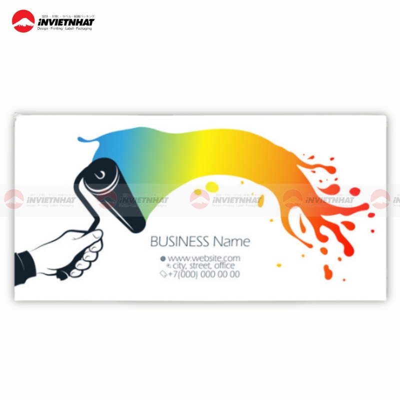 card visit dich vu son nha tron goi