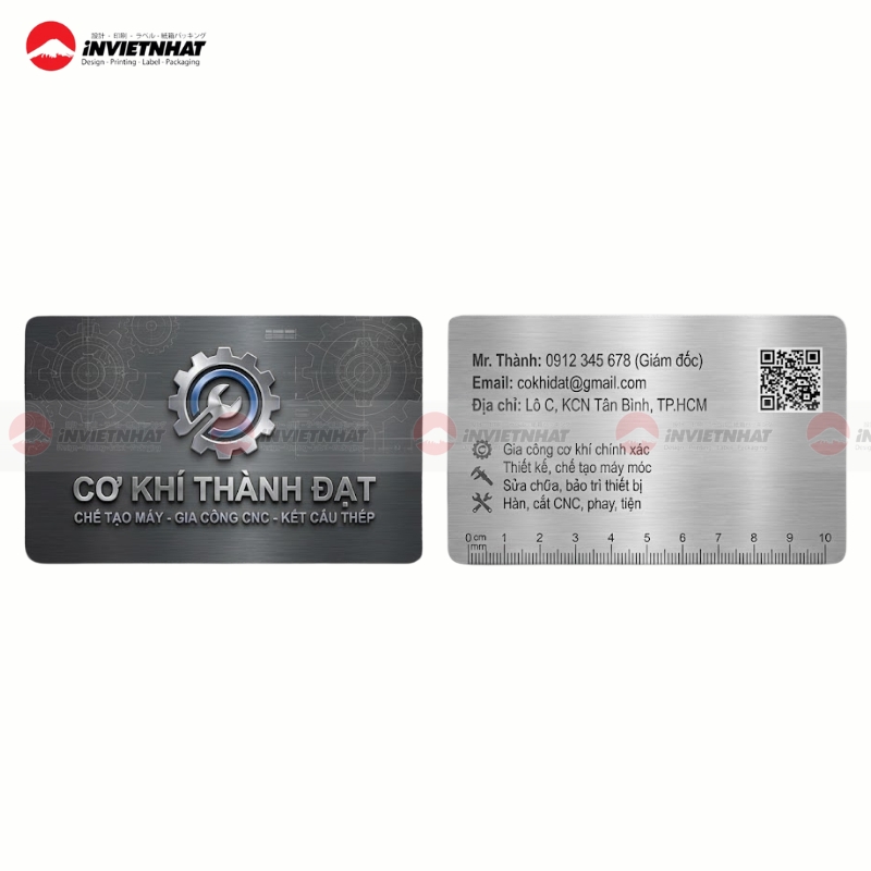 card visit hinh banh rang co khi